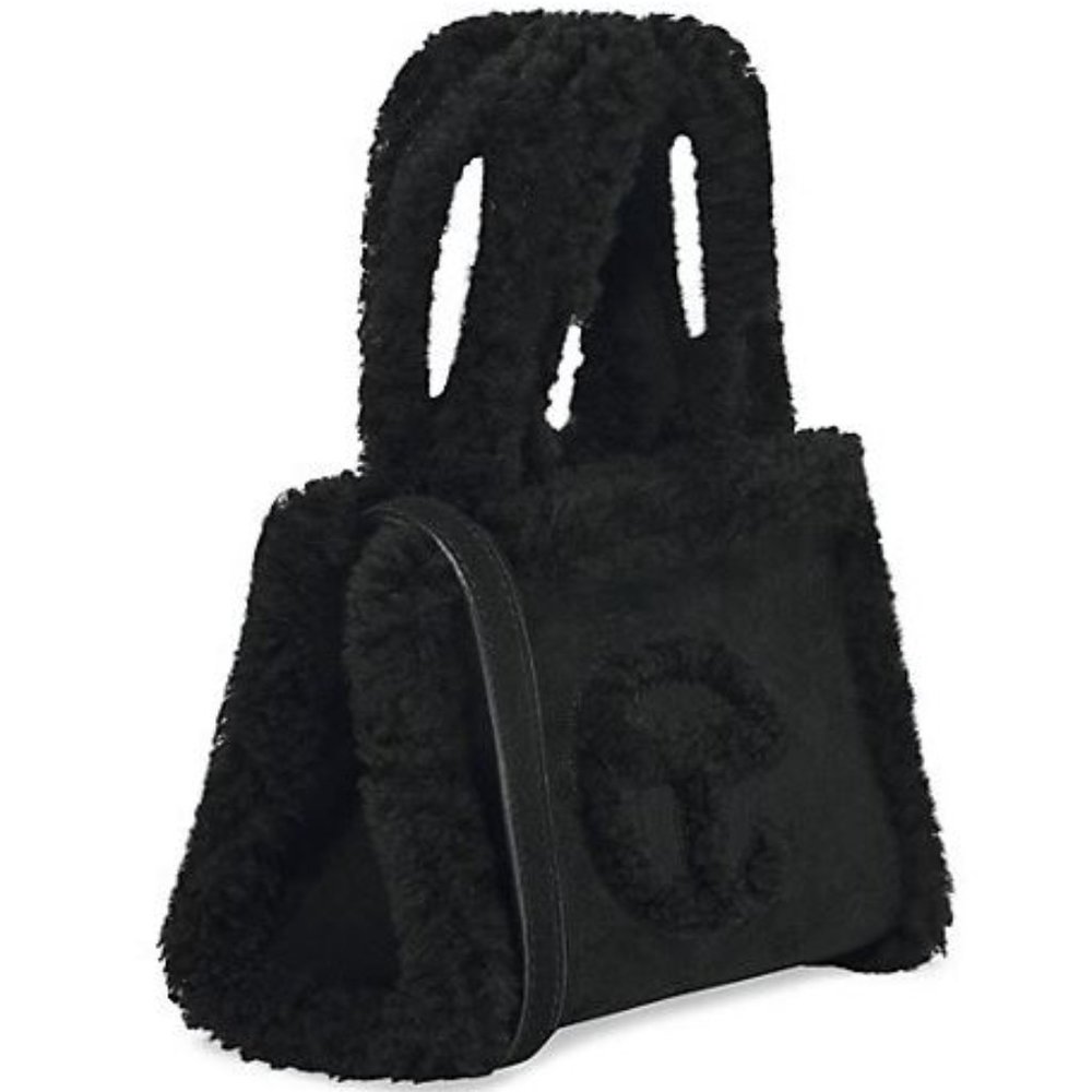 COPY - Brand New with Tags! UGG x Telfar Small Shearling-Trim Suede Shopper